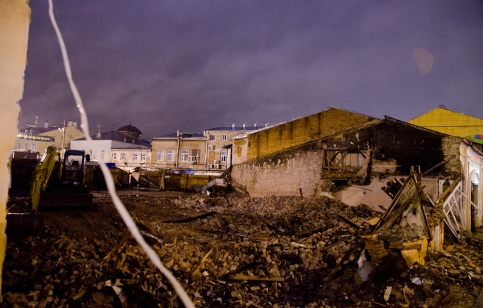 Снесенные торговые ряды 19 века