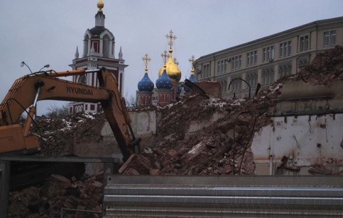 Снос домов на Варварке, 2016 г.