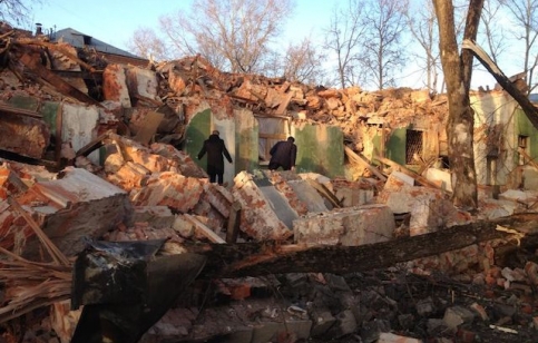 Руины дома Стройбюров в Королёве