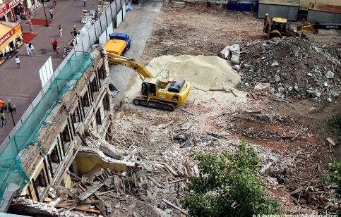 Снос дома Мельгунова на Арбате. Фото "Фронде ТВ"